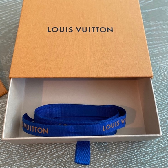 Louis Vuitton gift Box - shopping bag - blue Ribbon NEW - Picture 11 of 11